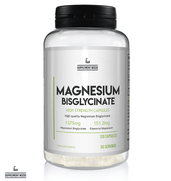 Supplement needs - Magnesium Bisglycinate - 120 capsules - Full Boar Sports
