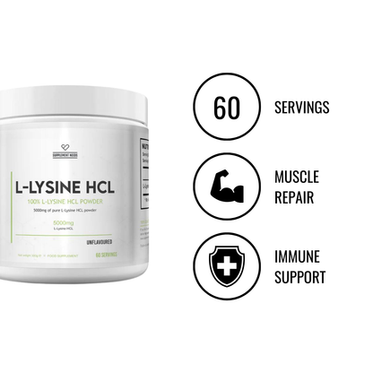 Supplement Needs - L-Lysine powder - 60 servings