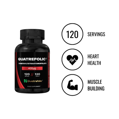Strom Sports - Quatrefolic (5-MTHF) 120 Servings