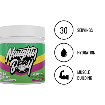 Naughty Boy Crea-Greens 30 servings