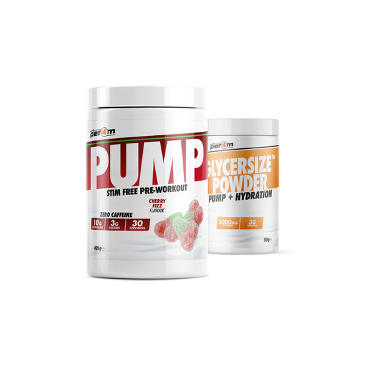 Per4m Pump Stim Free Pre Workout with Glycersize™