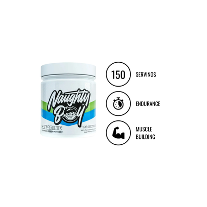 Naughty Boy Creatine Bundle - 150 servings Tubs