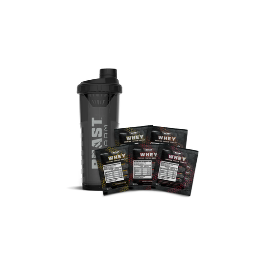 Alpha Bottle V2 750ml Shaker + 6 WHEY Sample Bundle