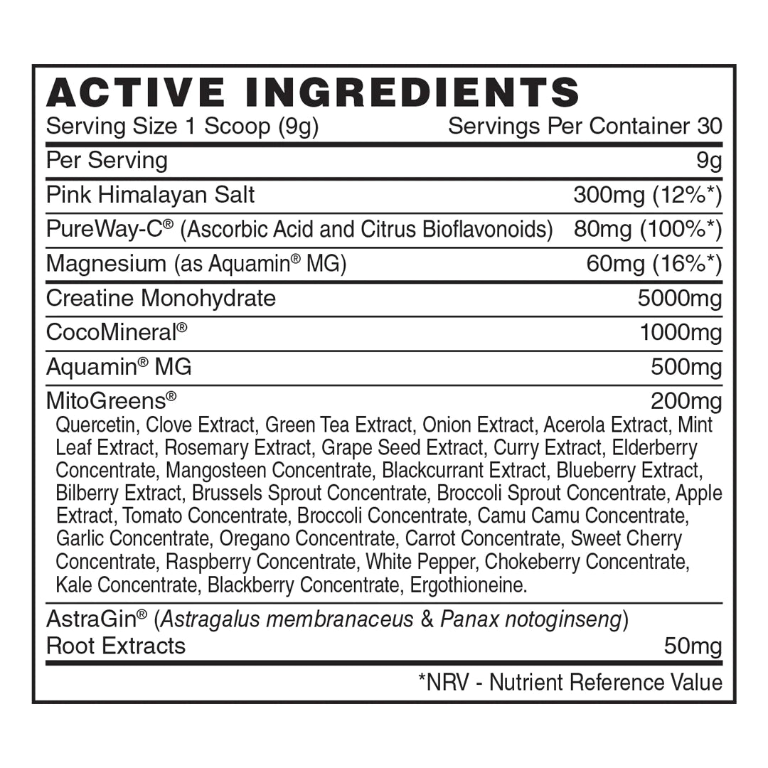 Naughty Boy Crea-Greens 30 servings