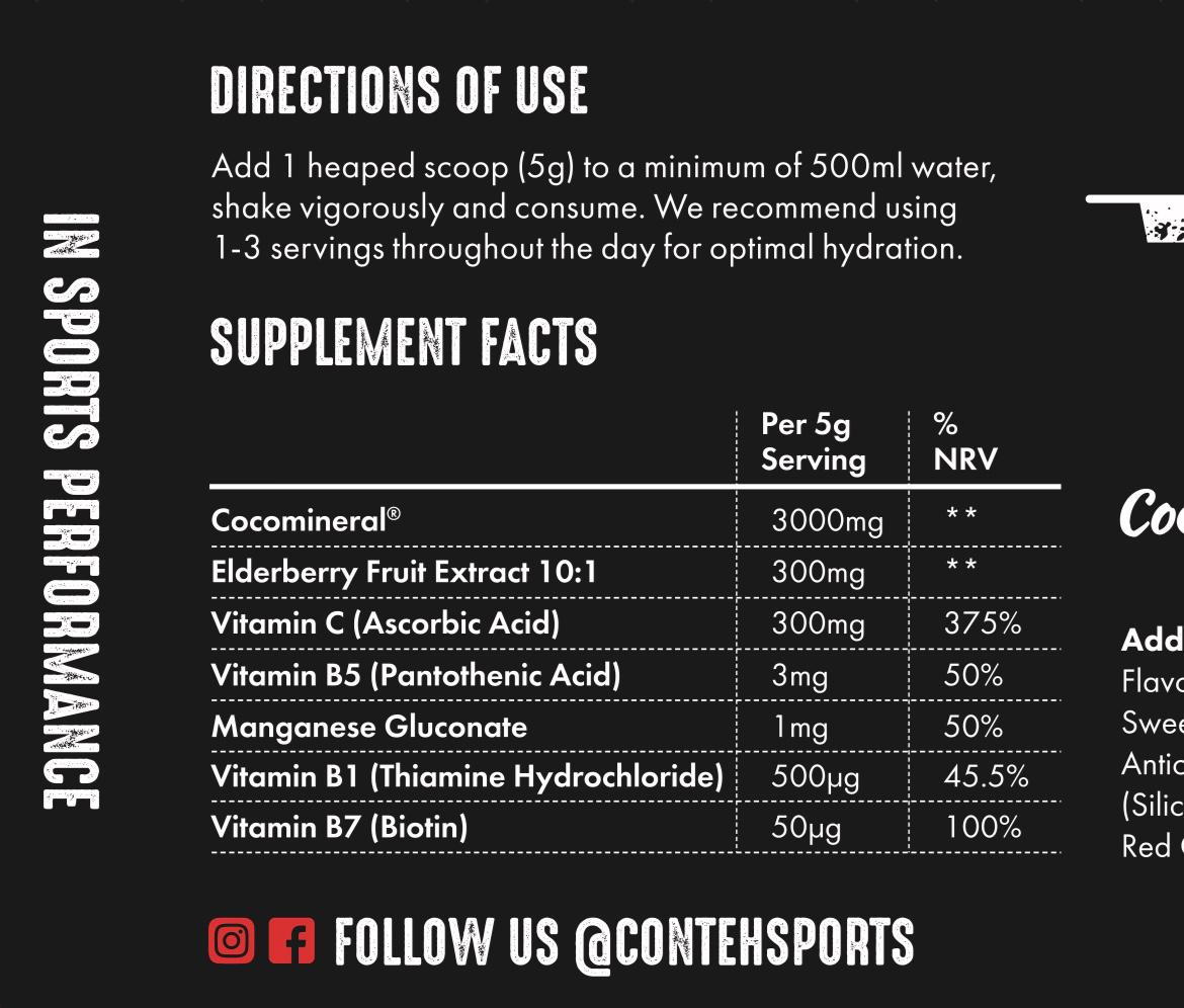 Conteh Sports - Hydra Flow 60 servings - Full Boar Sports