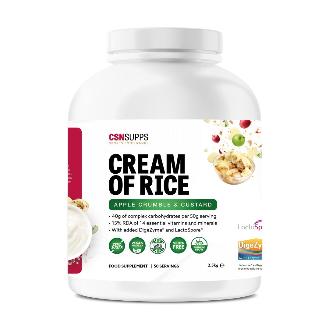 CSN Cream Of Rice 2.5kg - Full Boar Sports