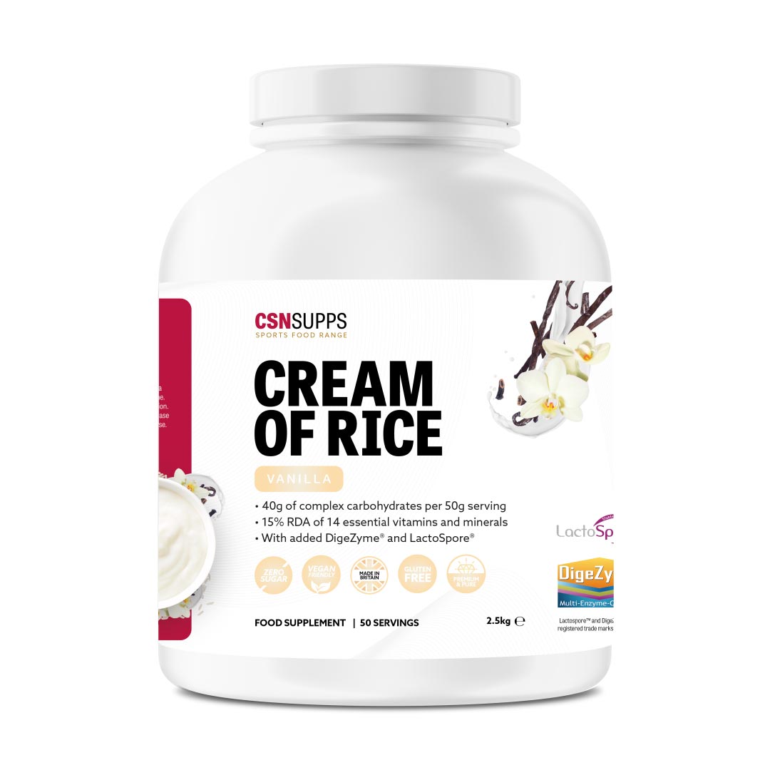 CSN Cream Of Rice 2.5kg - Full Boar Sports