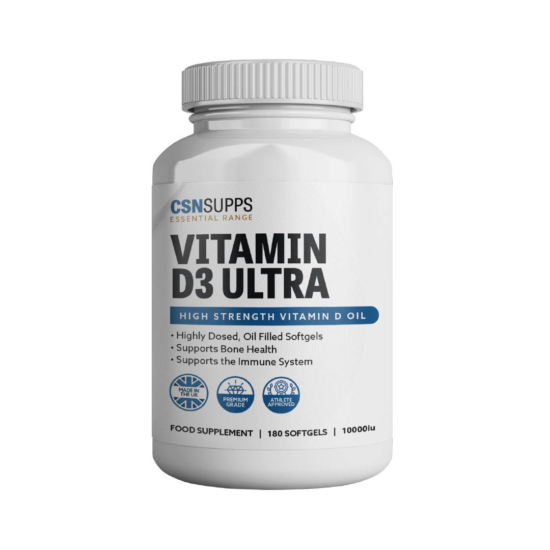 CSN Supplements Ultra Vitamin D3 10,000iu 180 Softgels - Full Boar Sports