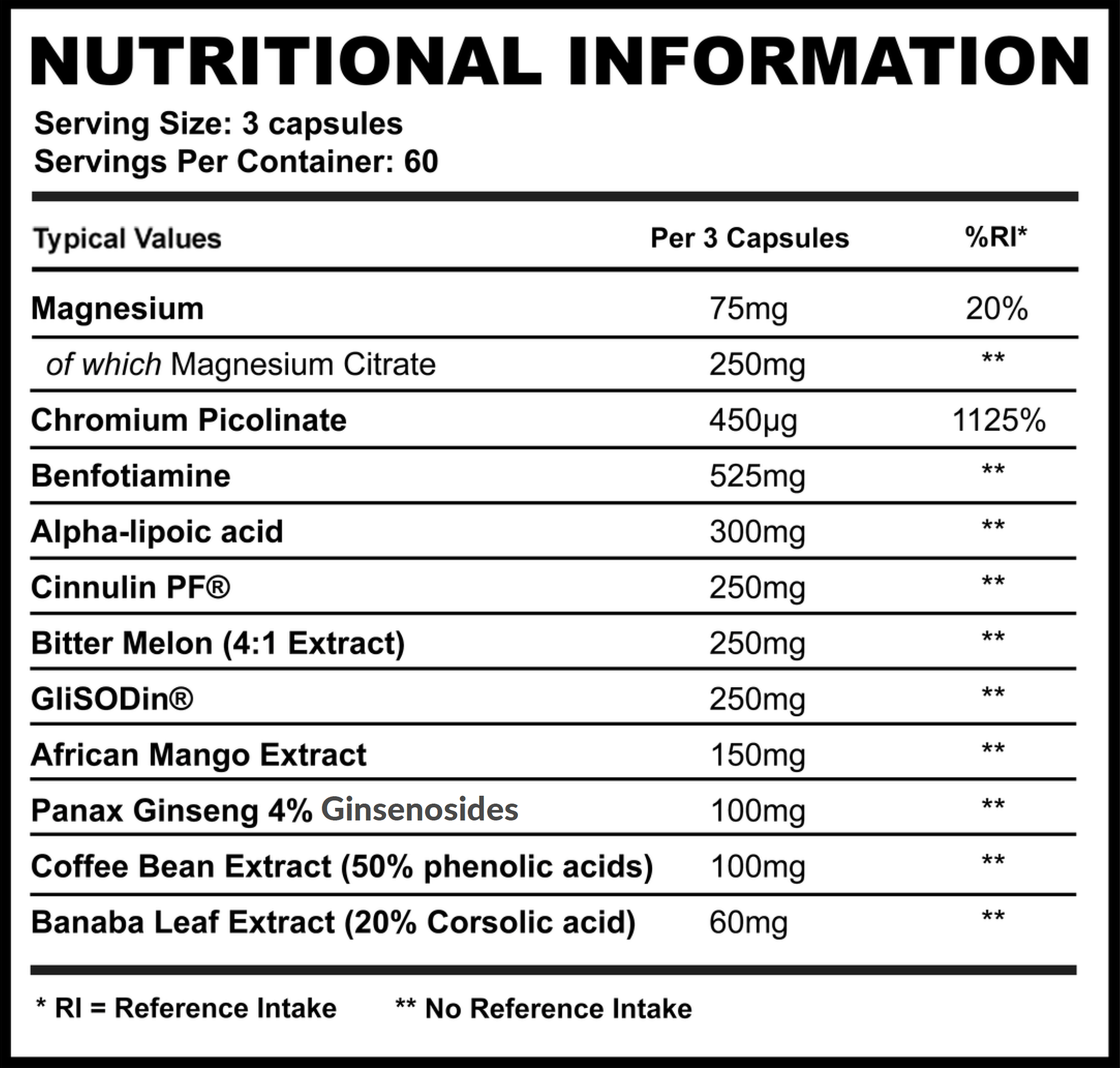 SUPPLEMENT NEEDS GLUCOX - 180 CAPSULES - Full Boar Sports