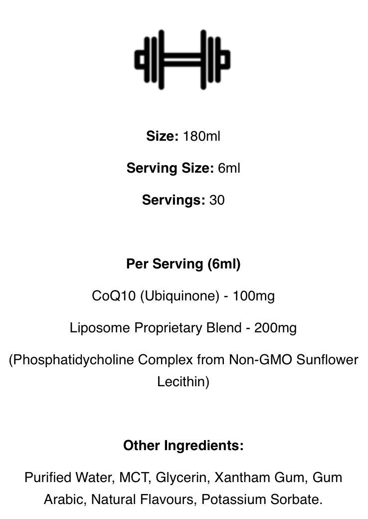 Supplement Needs - Liposomal COQ10 - 30 servings - Full Boar Sports