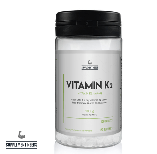 Supplement Needs - Vitamin K2 - 120 Servings - Full Boar Sports